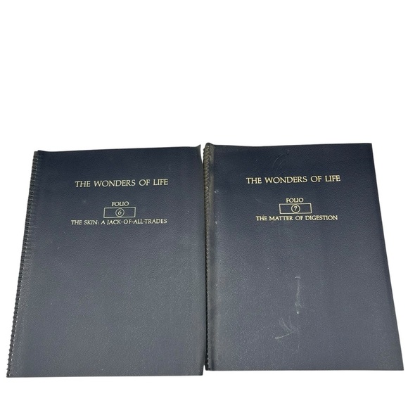 1964 VINTAGE THE WONDER OF LIFE FOLIO 12 BOOKS AND MEADE MICROSCOPE BOOK - Picture 8 of 16